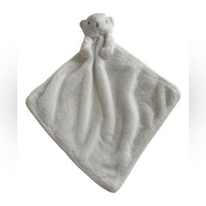 S L Home Fashions So Dreamy Plush White Teddy Bear Lovey Security Blanket 15"